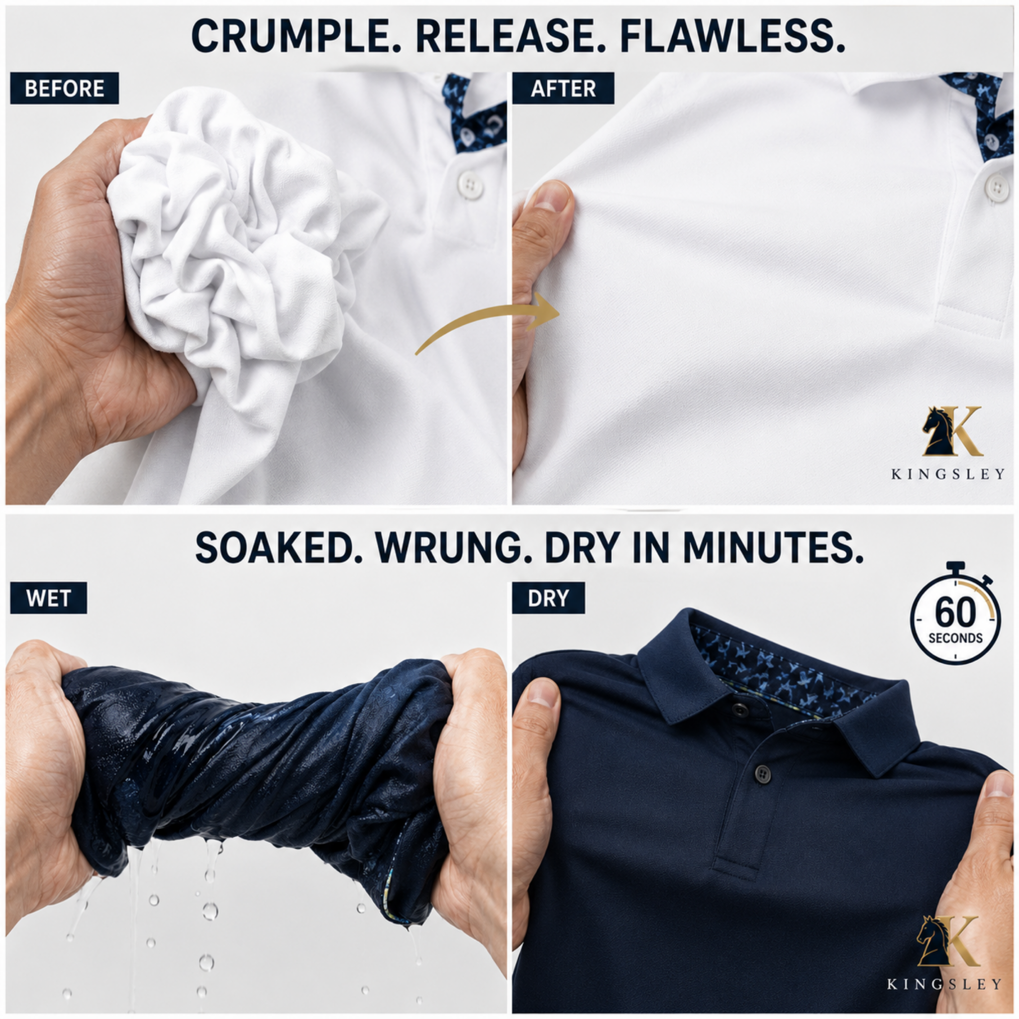 KINGSLEY Signature Polo - Premium BUY 2 GET 1 FREE