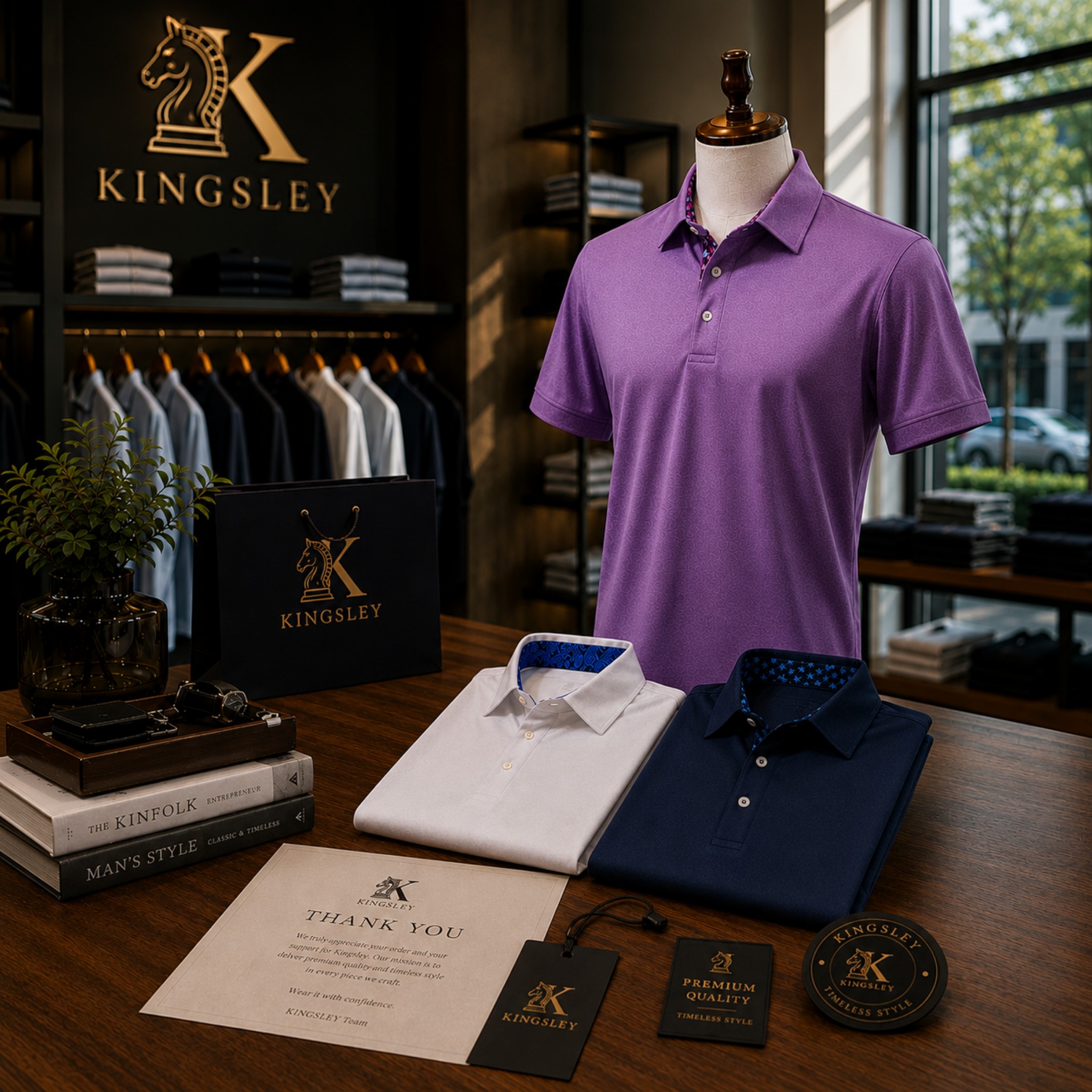 KINGSLEY Signature Polo - Premium BUY 2 GET 1 FREE